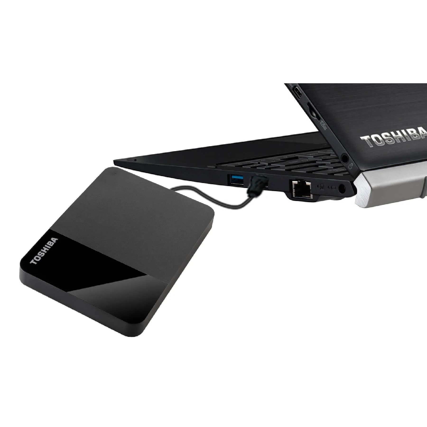 هارد اکسترنال توشیبا مدل Canvio Ready ظرفیت یک ترابایت دارای رابط USB Type-A 3.2