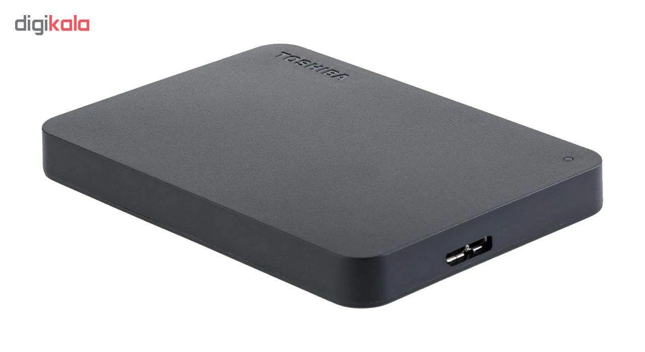 هارد اکسترنال توشیبا مدل Canvio Basics ظرفیت یک ترابایت دارای رابط USB Type-A 3.0