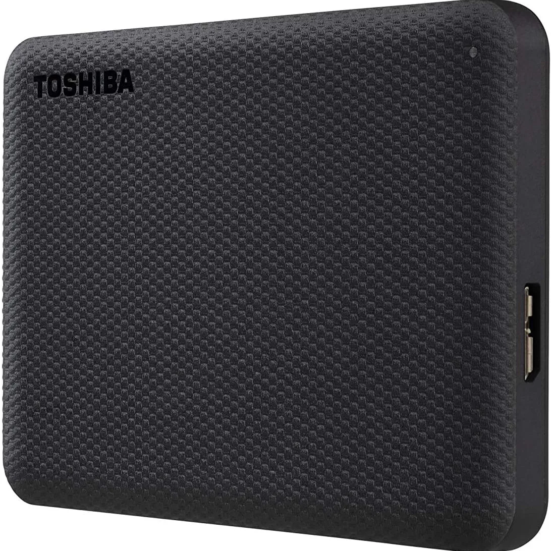 هارد اکسترنال توشیبا مدل Canvio Advance ظرفیت دو ترابایت دارای رابط USB Type-A 3.2