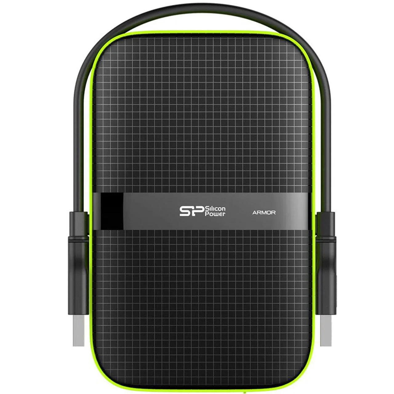 هارد اکسترنال سیلیکون پاور مدل Armor A60 ظرفیت دو ترابایت دارای رابط USB Type-A 3.2
