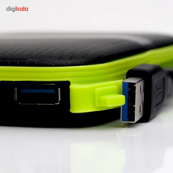 هارد اکسترنال سیلیکون پاور مدل Armor A60 ظرفیت دو ترابایت دارای رابط USB Type-A 3.2