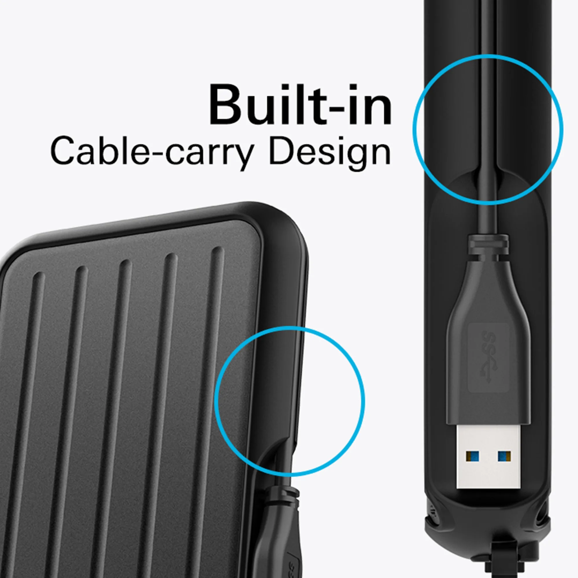 هارد اکسترنال سیلیکون پاور مدل Armor A66 ظرفیت 2 ترابایت دارای رابط USB Type-A