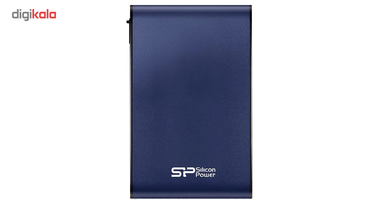 هارد اکسترنال سیلیکون پاور مدل Armor A80 ظرفیت دو ترابایت دارای رابط USB Type-A 3.2