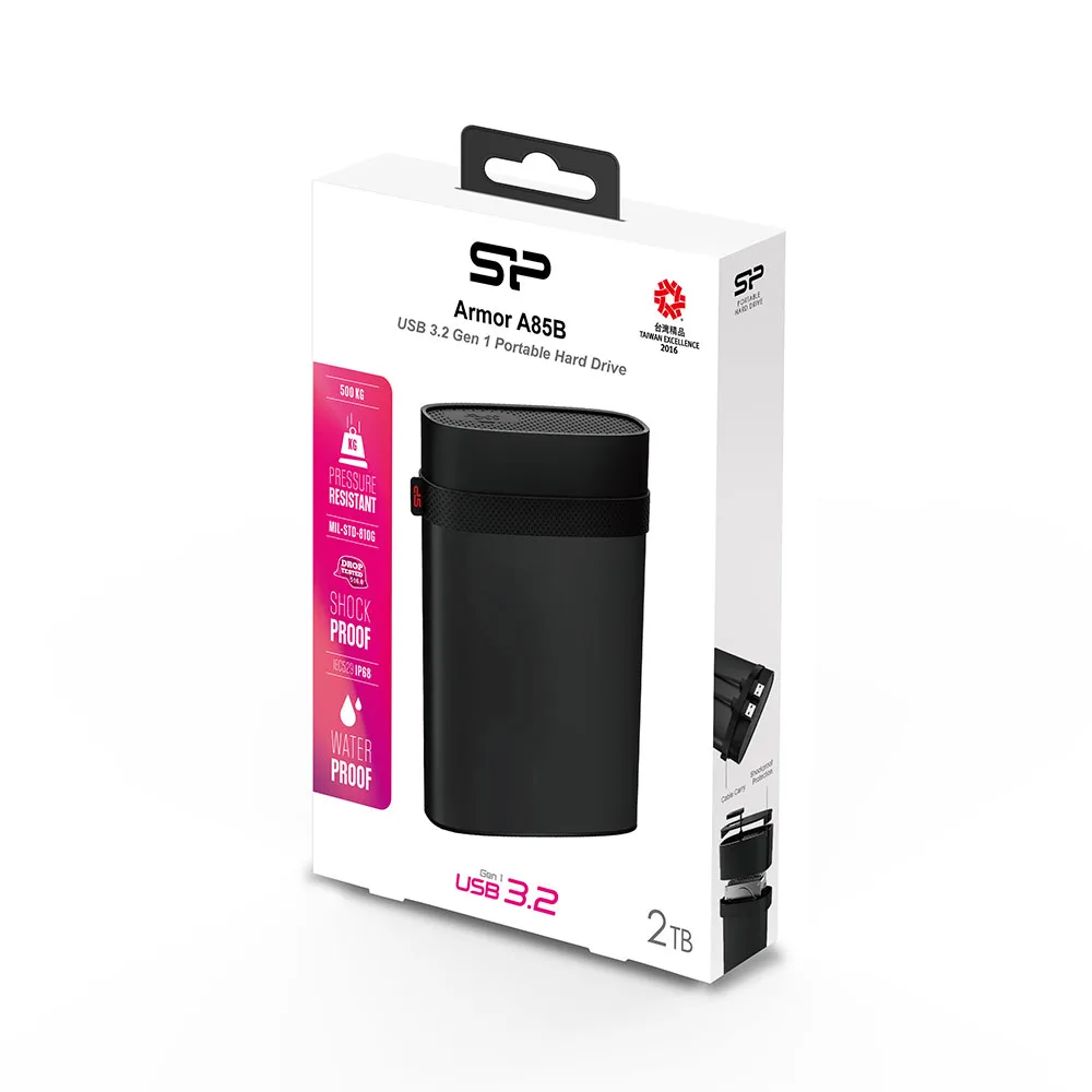 هارد اکسترنال سیلیکون پاور مدل A85B ظرفیت 2 ترابایت دارای رابط USB Type-A