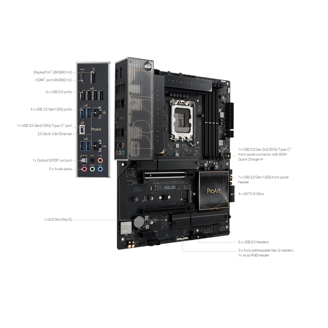 مادربرد ایسوس مدل ProArt B760-CREATOR