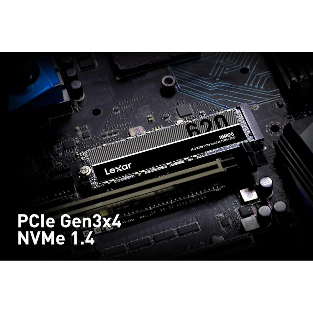 اس اس دی اینترنال PCIe Gen3 x4 لکسار مدل NM620 M.2 2280  ظرفیت 1 ترابایت