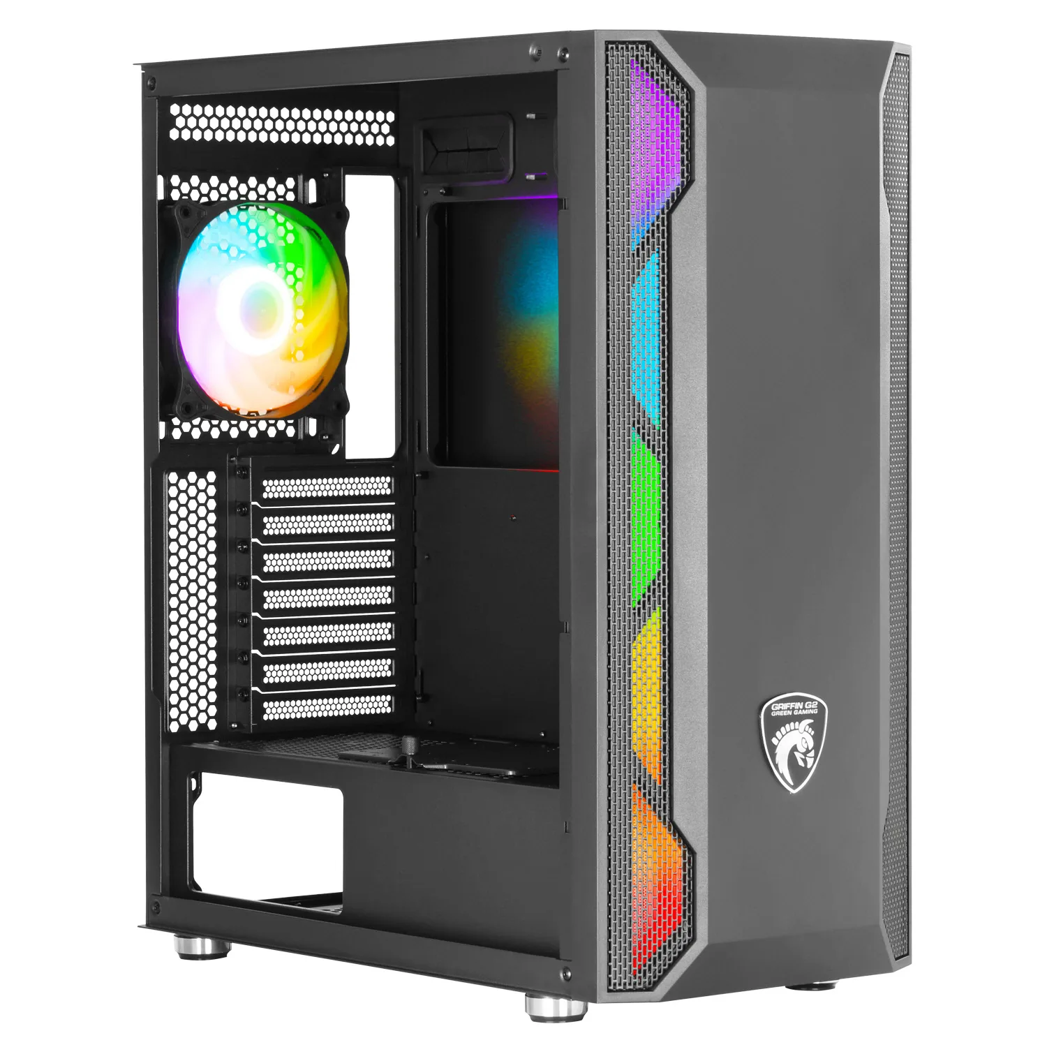 کیس کامپیوتر گیمینگ گرین مدل G2