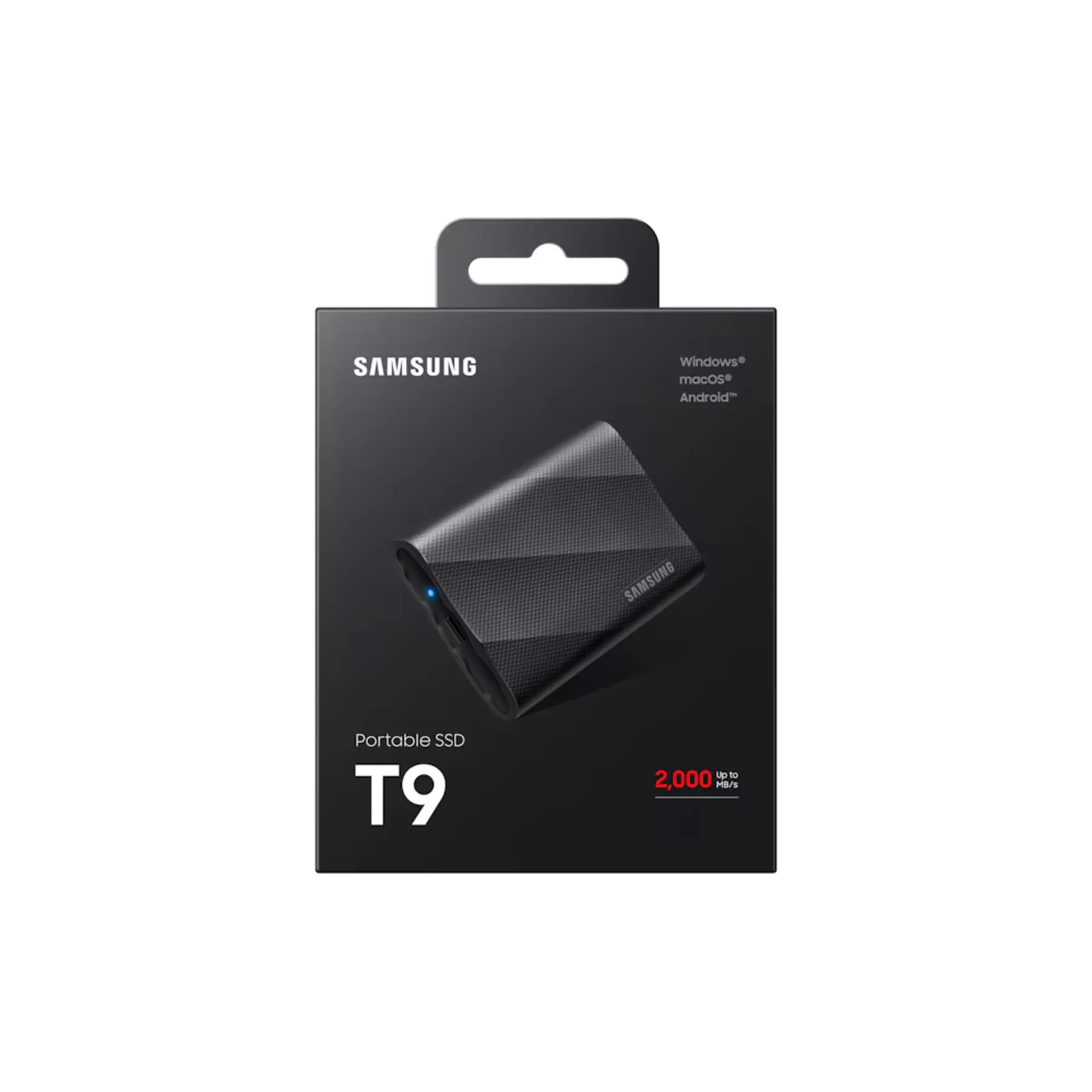 اس اس دی اکسترنال سامسونگ مدل T9 ظرفیت 4 ترابایت رابط USB 3.2 Gen2
