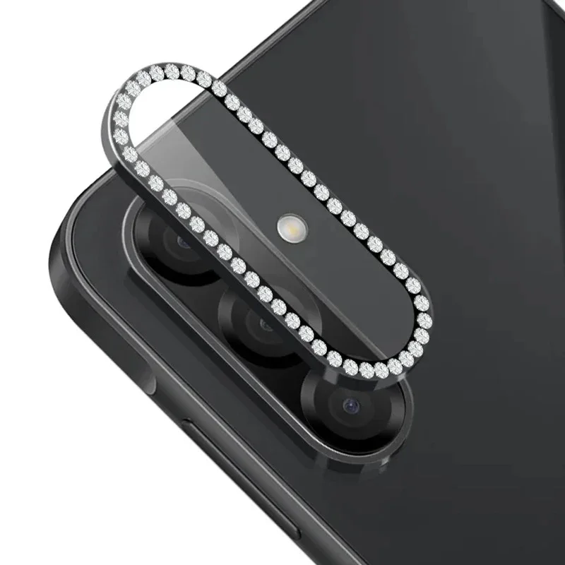 محافظ لنز دوربین نگینی مناسب برای موبایل سامسونگ Galaxy A36