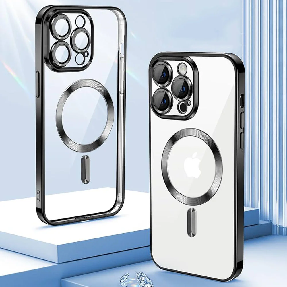 کاور مگ سیف لنز دار مناسب برای گوشی موبایل اپل iPhone 16 Pro
