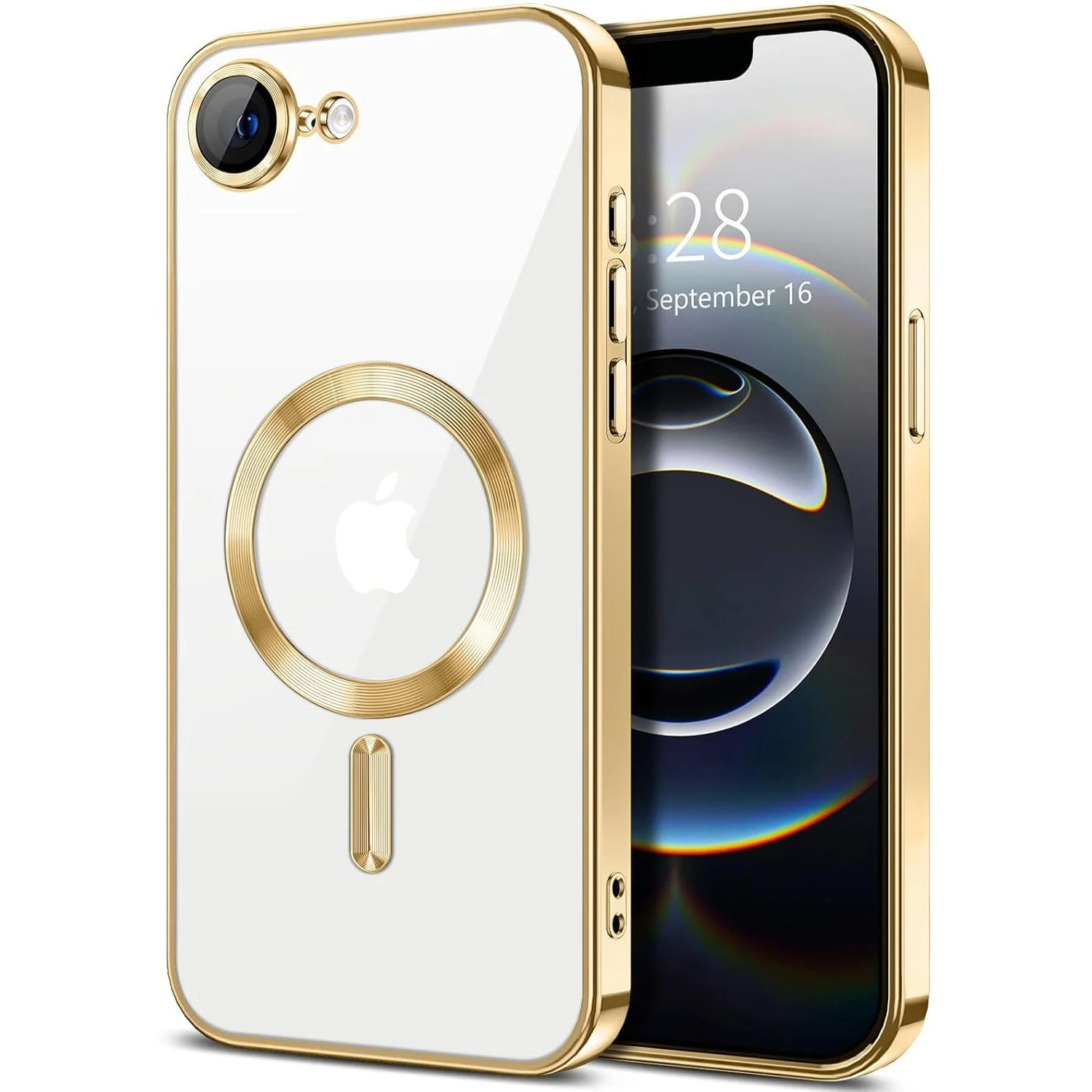 کاور مگ سیف با لنز مناسب برای گوشی موبایل اپل iPhone 16e