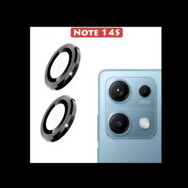 محافظ لنز دوربین فلزی طرح رینگی مناسب موبایل شیائومی Redmi Note 14s