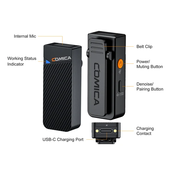 ست میکروفن بی سیم کامیکا مدل Vimo C1