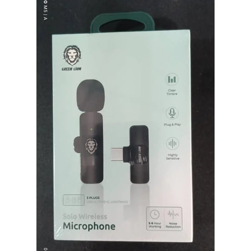 میکروفن بی سیم گرین لاین مدل GNSOLOWMIC