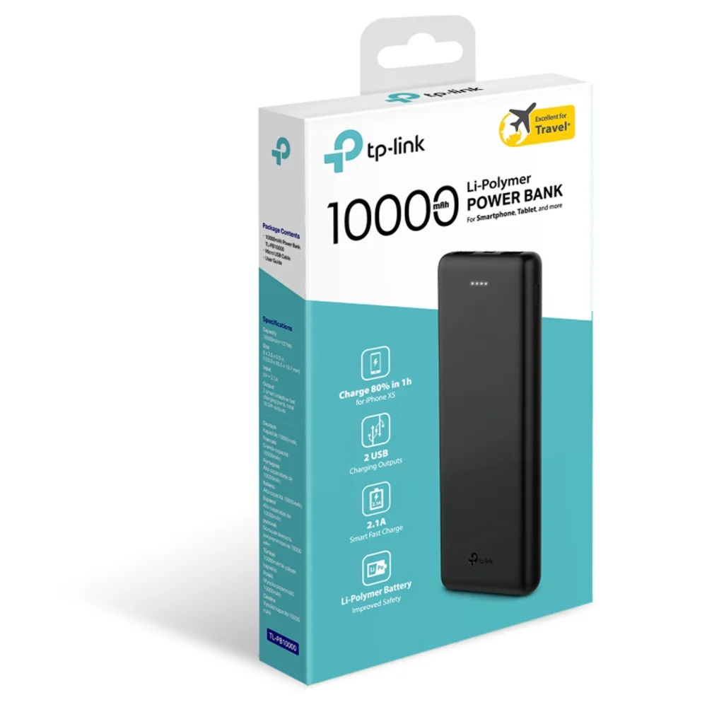 پاوربانک تی پی-لینک مدل TL-PB10000 ظرفیت 10000 میلی آمپر ساعت