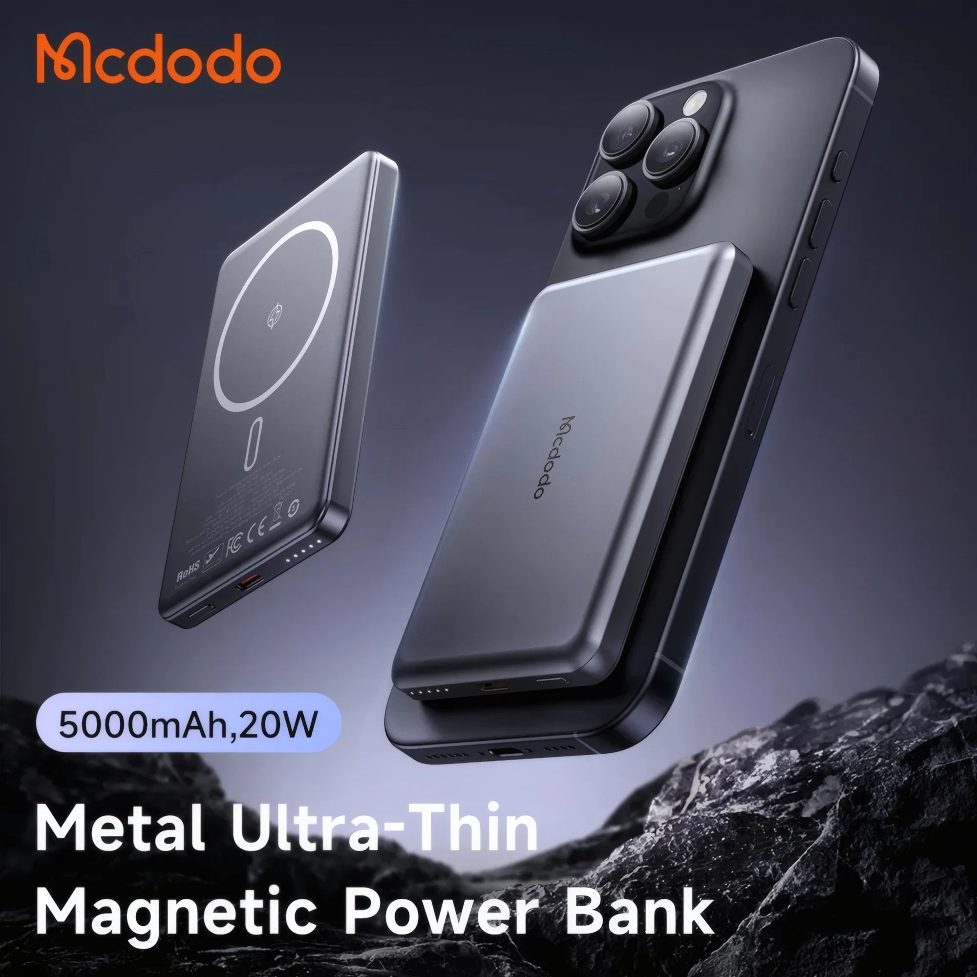 پاوربانک مک دود مدل MC-464 ظرفیت 5000 میلی آمپرساعت