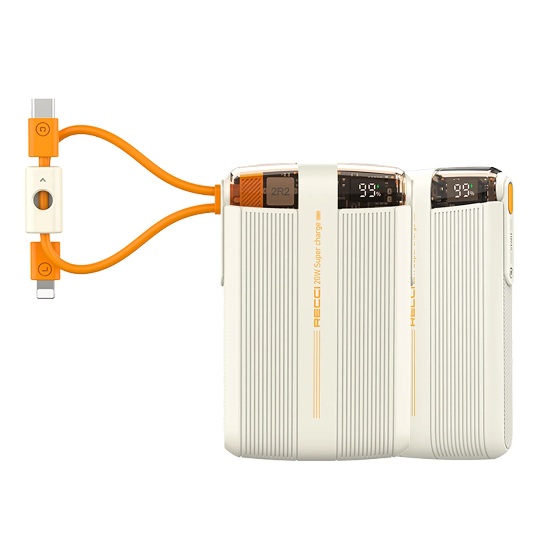 پاوربانک رسی مدل RPB-P13 20W ظرفیت 10000 میلی آمپر ساعت