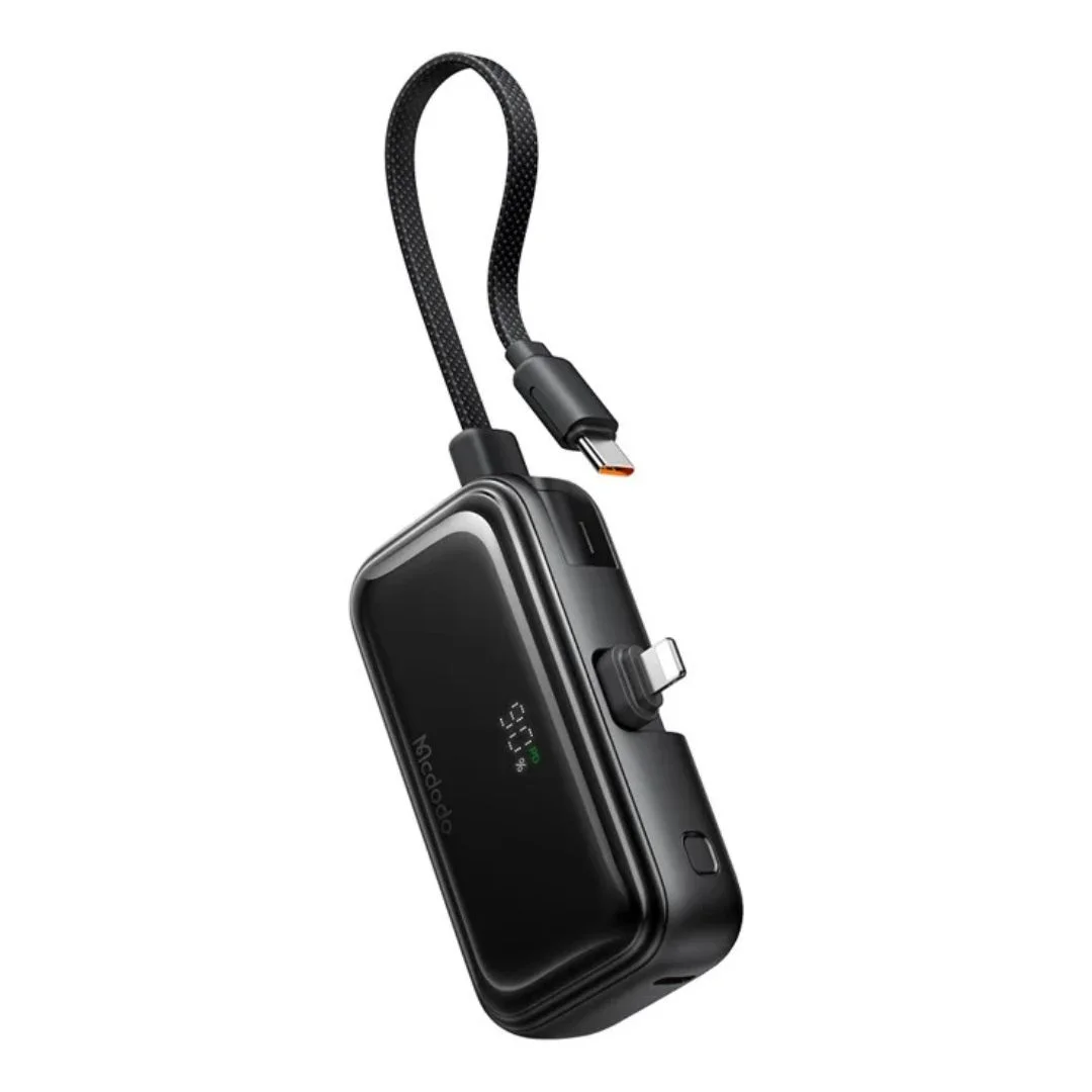 پاوربانک مک دودو مدل MC-7800 ظرفیت 5000 میلی‌آمپر ساعت به همراه کابل تبدیل USB-C