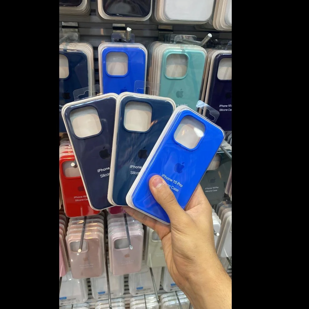 کاور سیلیکون بدون محافظ لنز مناسب موبایل اپل iPhone 15 Pro