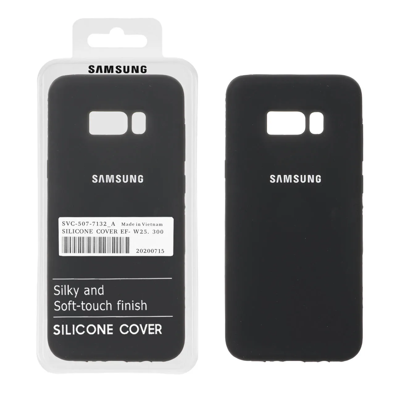 کاور سیلیکونی سامسونگ Galaxy S8 Plus اورجینال پاک کنی