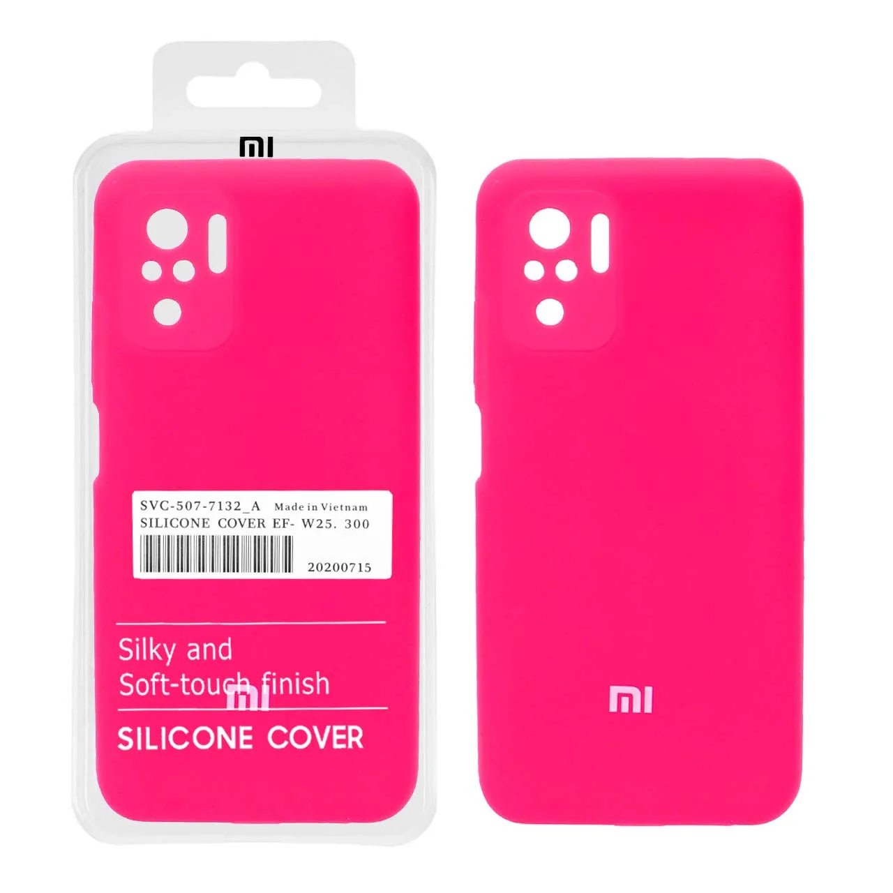 کاور سیلیکونی شیائومی Redmi Note 10 4G اورجینال پاک کنی