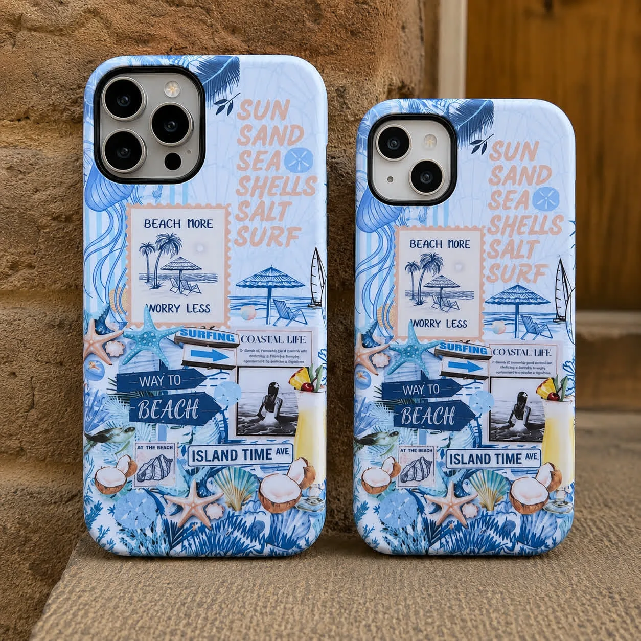 کاور طرح هاوایی blue اپل iPhone 16 / iPhone 16 Pro / iPhone 16 Pro Max