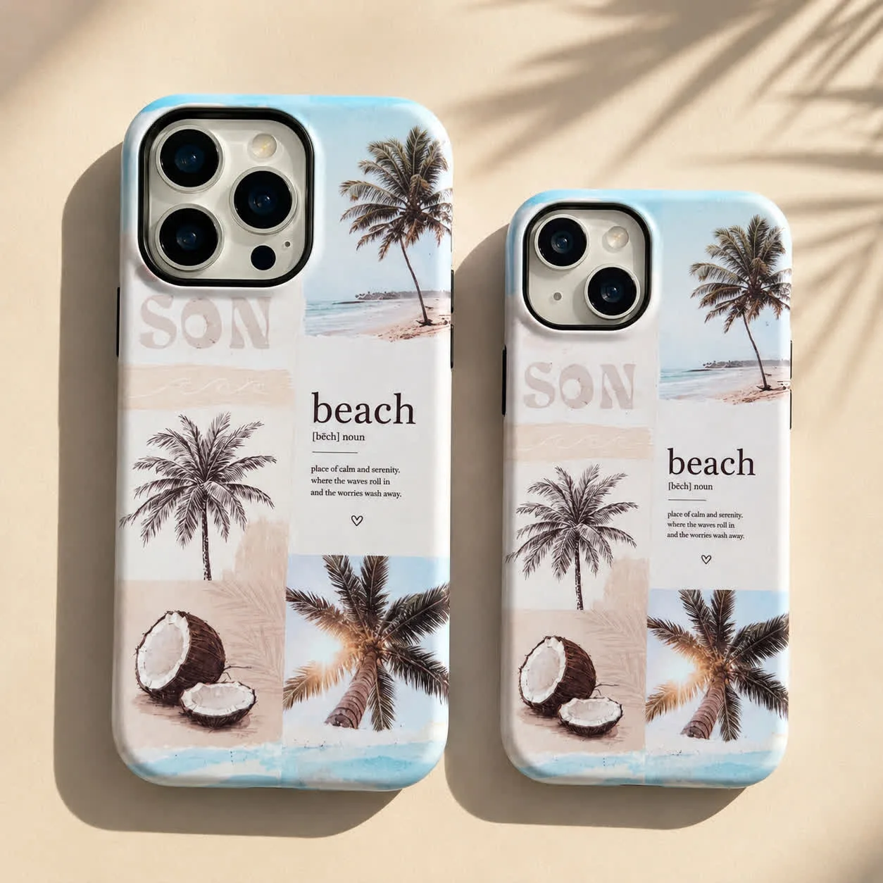 کاور طرح beach coconut اپل iPhone 16 / iPhone 16 Pro / iPhone 16 Pro Max