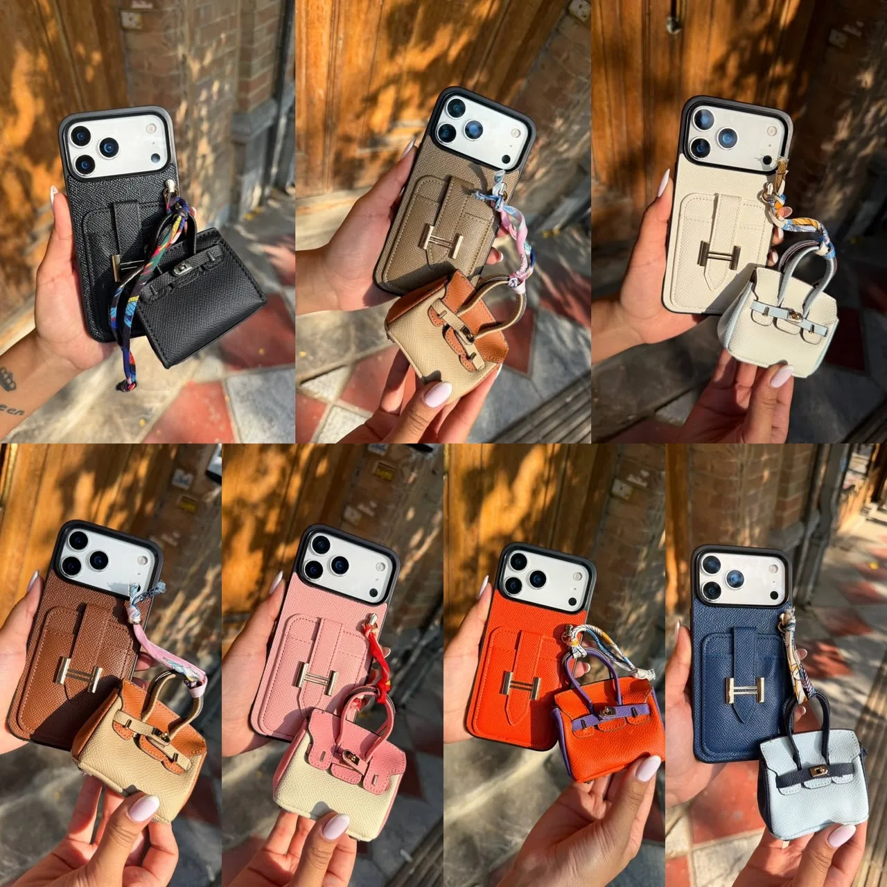کاور طرح hermes bags اپل iPhone 17 / iPhone 17 Pro / iPhone 17 Pro Max