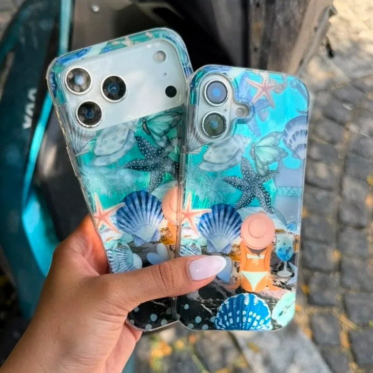 کاور طرح Blue beach اپل iPhone 16 / iPhone 16 Pro / iPhone 16 Pro Max