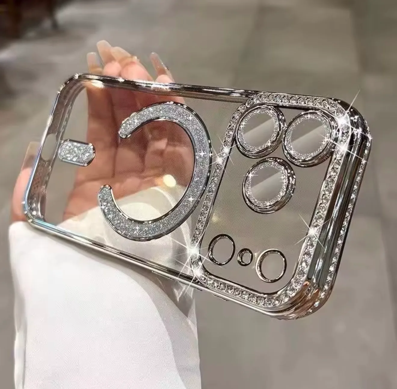 کاور طرح diamond magsafe اپل iPhone 17 / iPhone 17 Pro / iPhone 17 Pro Max