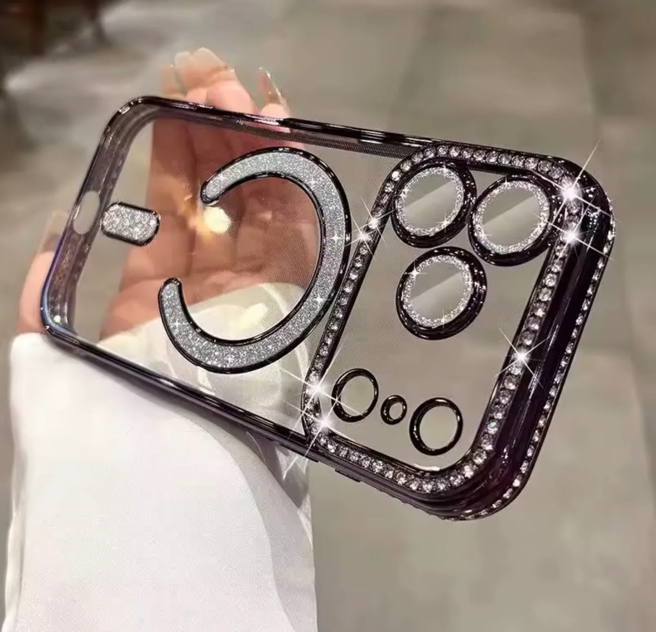 کاور طرح diamond magsafe اپل iPhone 17 / iPhone 17 Pro / iPhone 17 Pro Max