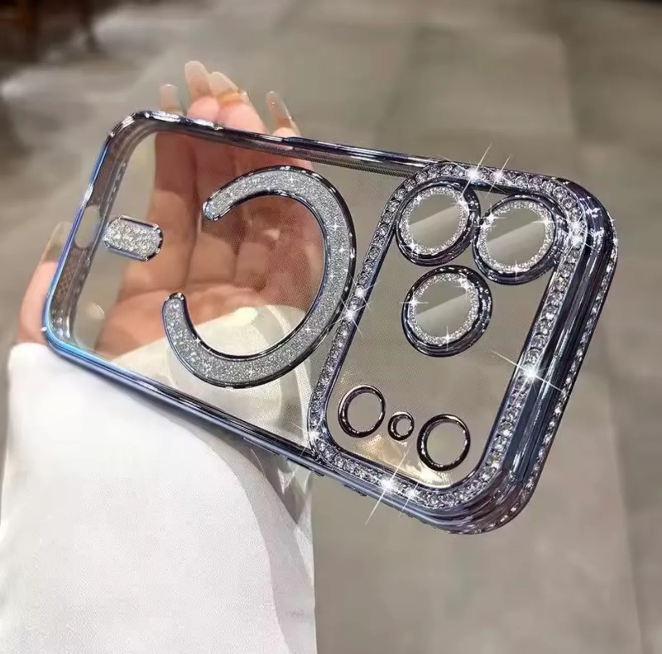 کاور طرح diamond magsafe اپل iPhone 17 / iPhone 17 Pro / iPhone 17 Pro Max
