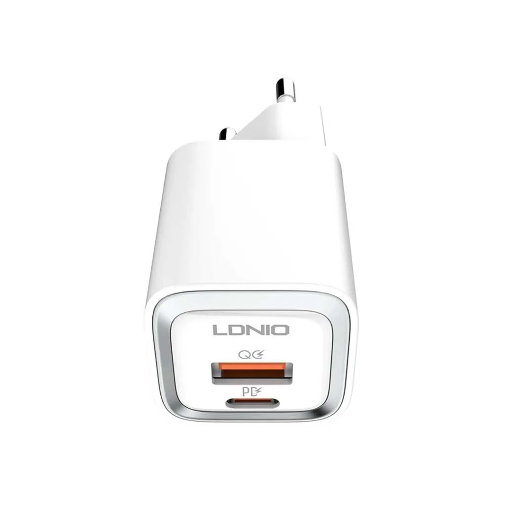 شارژر مسافرتی 20 وات به همراه کابل  Type-C به Lightning الدینیو A2318M