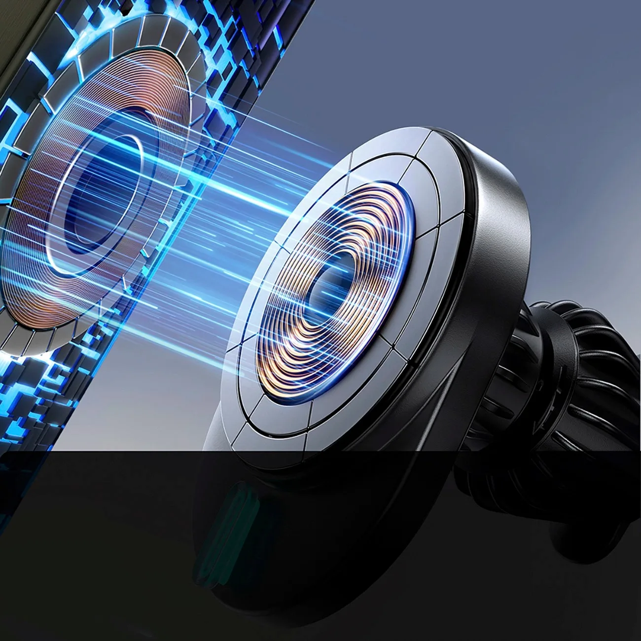 پایه نگهدارنده و شارژر بی سیم گوشی موبایل جوی روم مدل JR-ZS409 AirVent