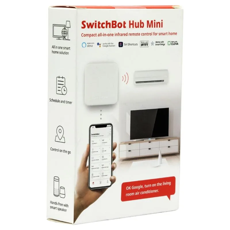 ریموت کنترل هوشمند سوییچ بات مدل SwitchBot Hub Mini - 5