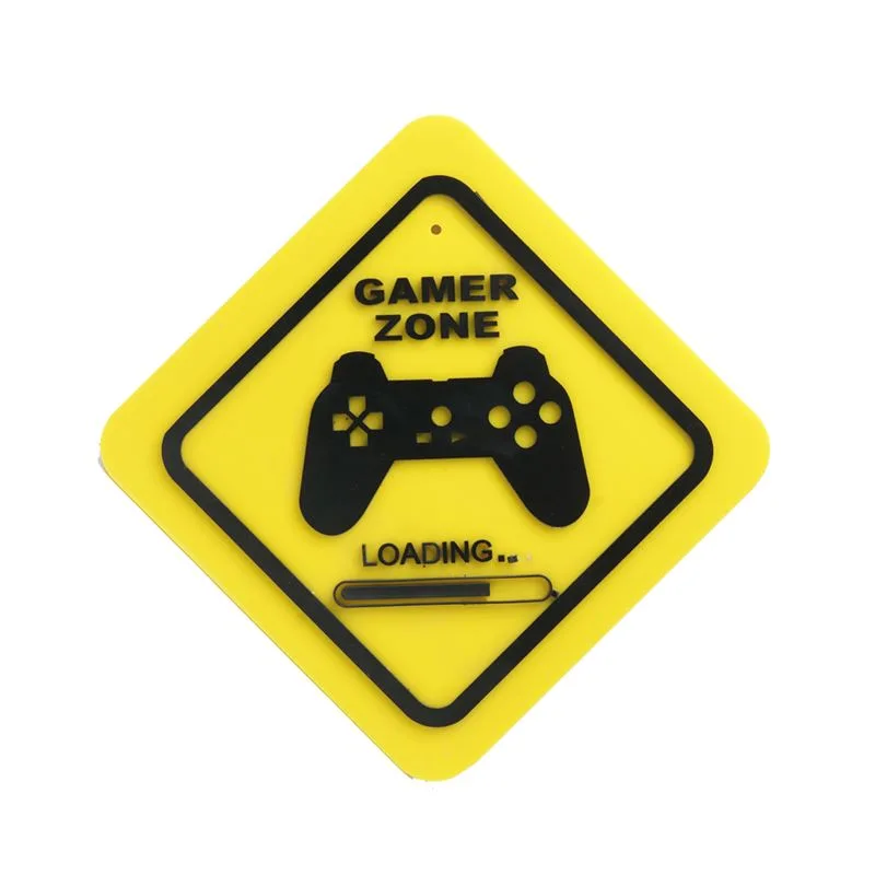 استیکر Gamer Zone پلکسی ابعاد 18*18