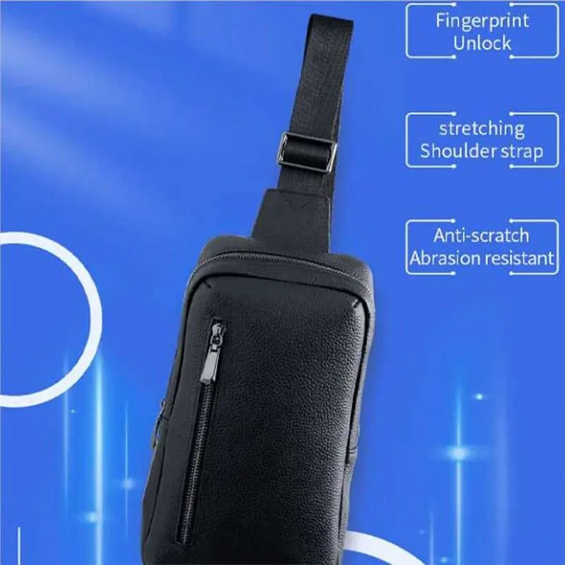 کیف دوشی با قفل اثر انگشت FIPILOCK مدل FL-V2214 - 3