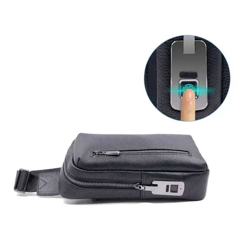کیف دوشی با قفل اثر انگشت FIPILOCK مدل FL-V2214 - 4