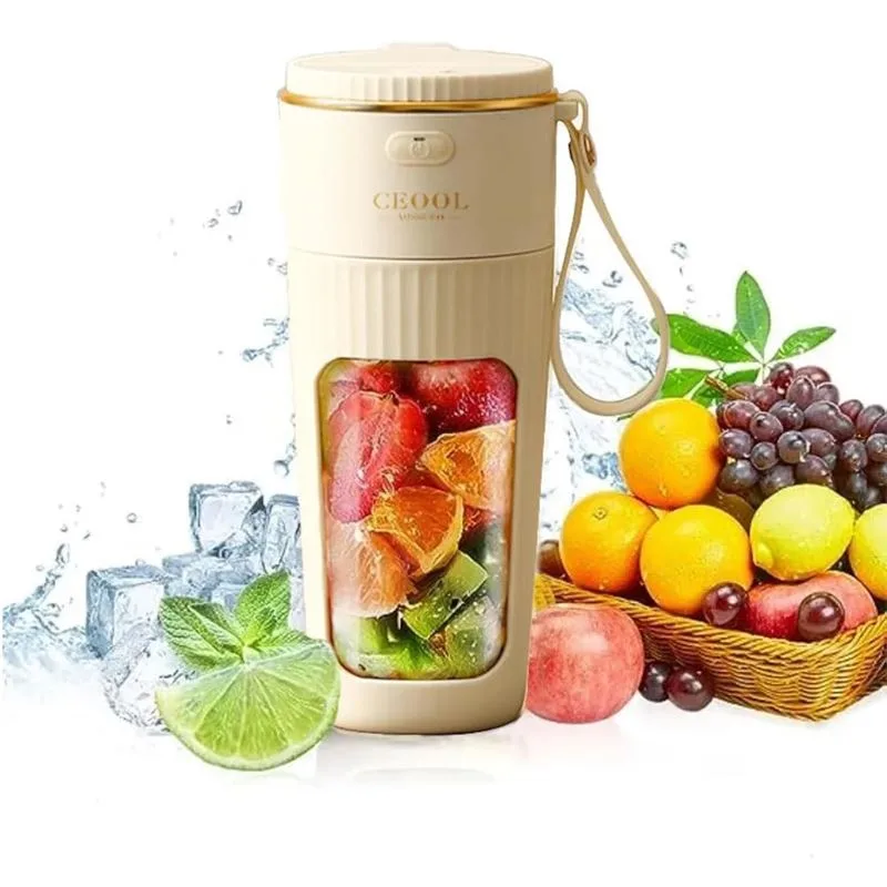 مخلوط کن و شیکر شارژی CEOOL 340ml مدل GC-G0318 - 2