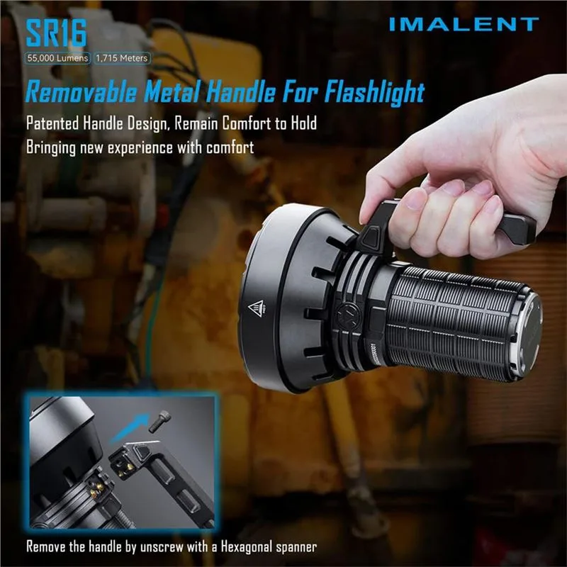 چراغ قوه ایمالنت مدل IMALENT SR16 - 3
