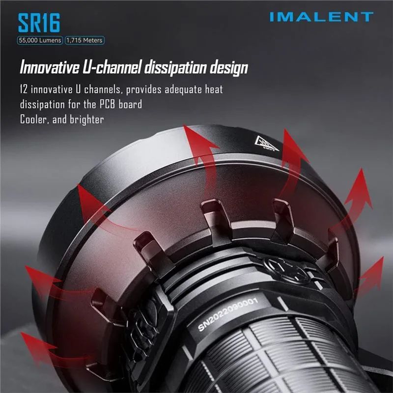 چراغ قوه ایمالنت مدل IMALENT SR16 - 4