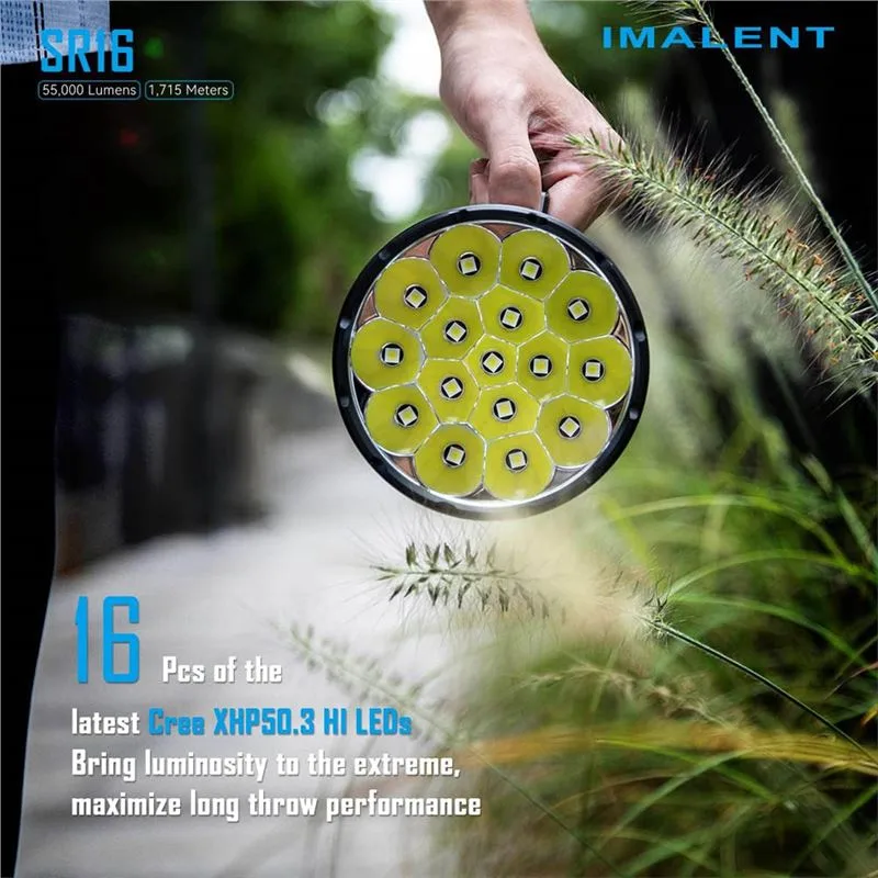 چراغ قوه ایمالنت مدل IMALENT SR16 - 6