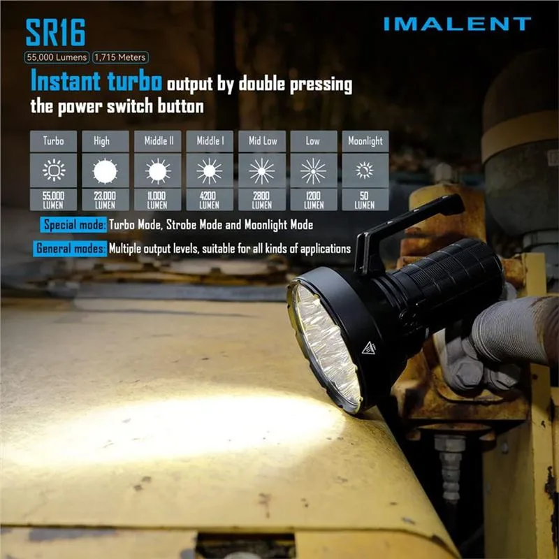 چراغ قوه ایمالنت مدل IMALENT SR16 - 7