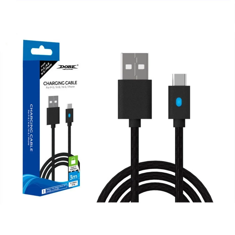 کابل شارژر 3 متری دوبی USB به Type-C  - 2