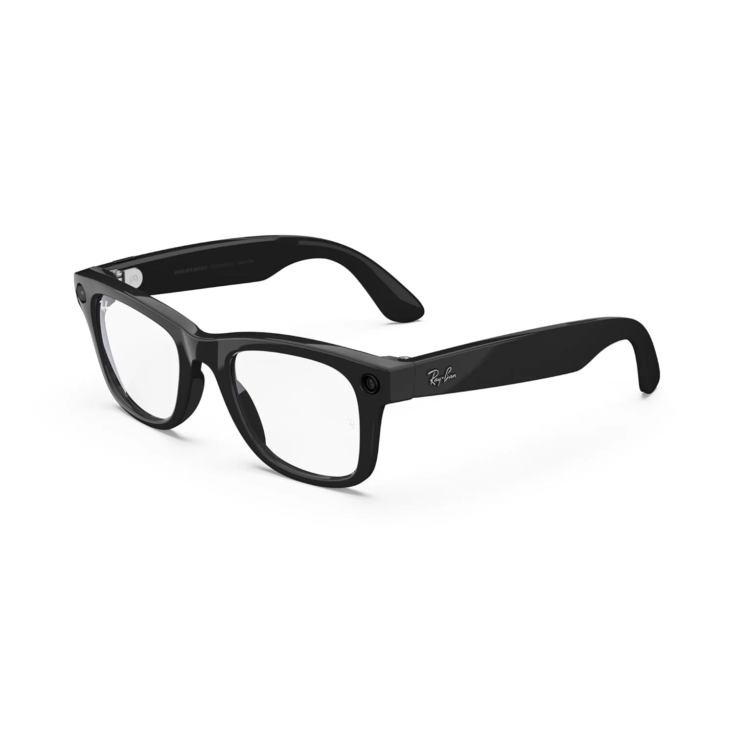 عینک هوشمند متا ری‌بن مدل Wayfarer Gen 1 فریم مشکی براق لنز شفاف