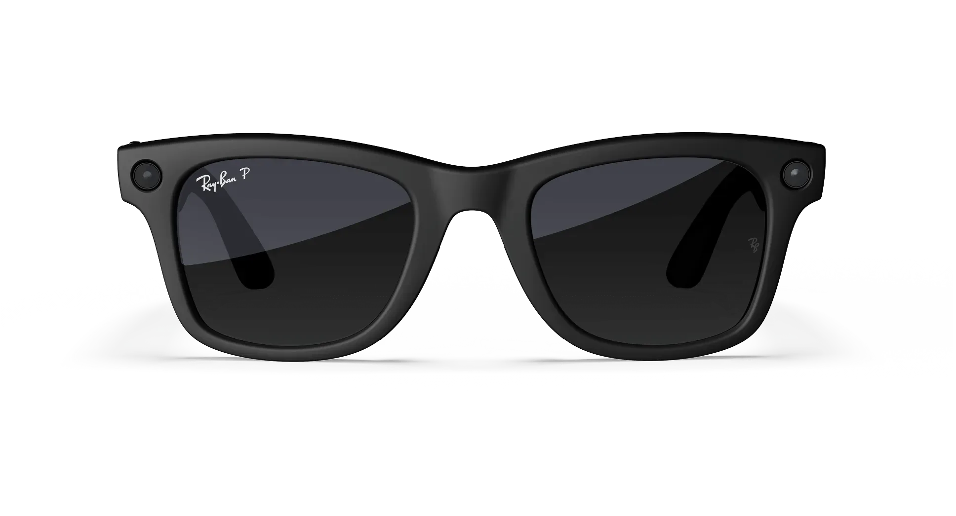 عینک هوشمند متا ری‌بن مدل Wayfarer Gen 1 فریم مشکی مات لنز گرافیتی گرادیانی پولاریزه