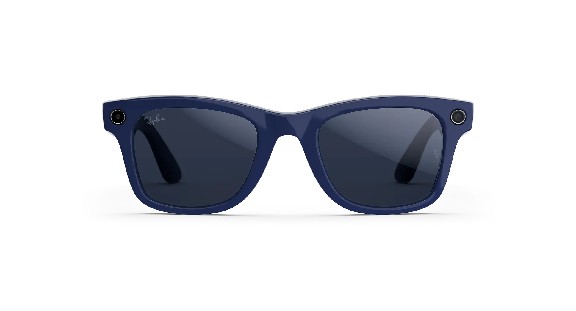 عینک هوشمند متا ری‌بن مدل Wayfarer Gen 2 فریم آبی تیره براق لنز فوتوکروم آبی