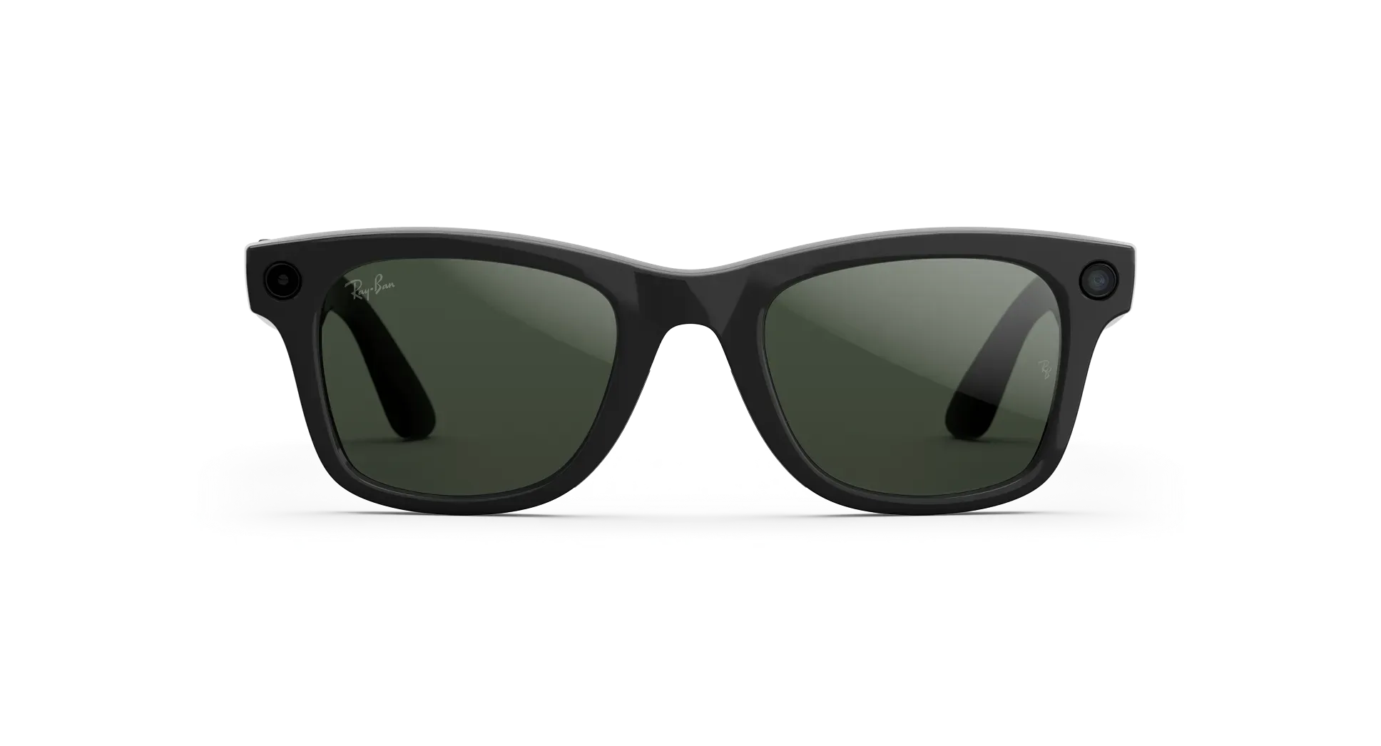 عینک هوشمند متا ری‌بن مدل Wayfarer Gen 2 فریم مشکی براق لنز فوتوکروم سبز گرافیتی