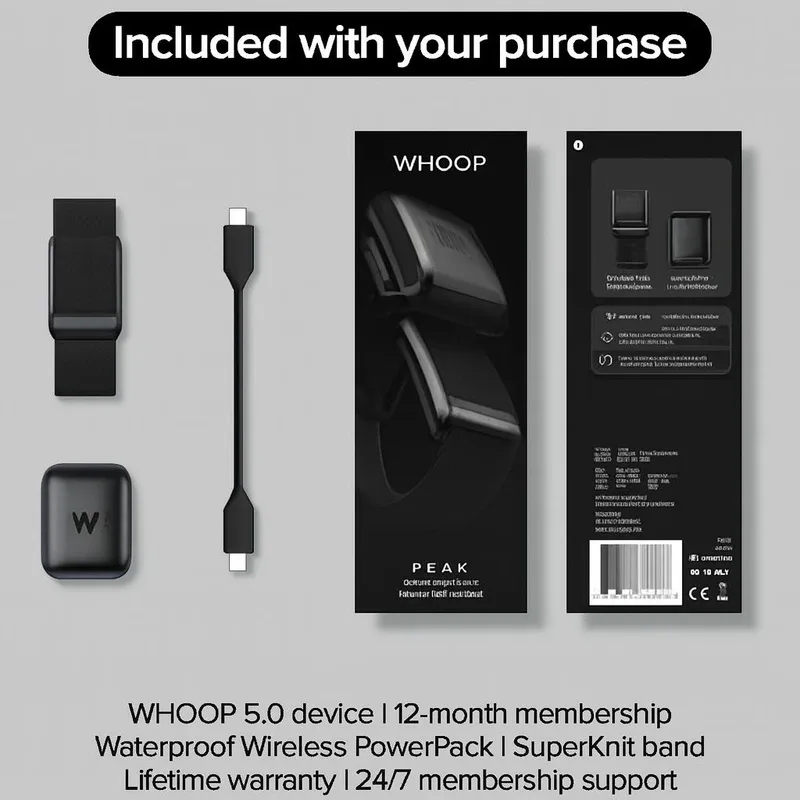 مچ بند هوشمند ووپ مدل Whoop PEAK 5.0 به همراه اشتراک 12 ماهه
