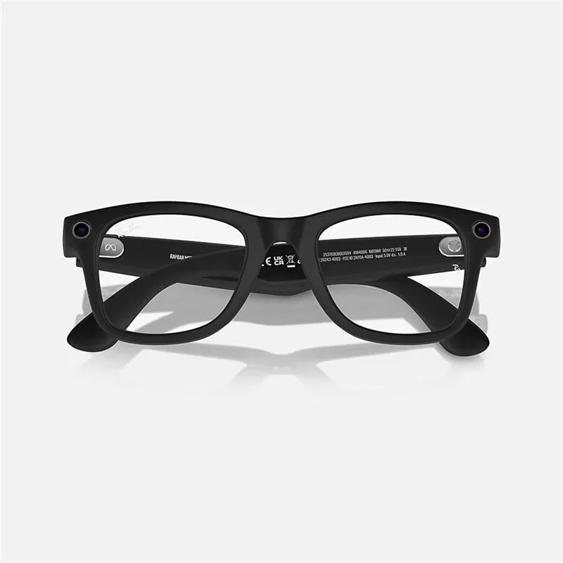 عینک هوشمند متا ری‌بن مدل Wayfarer Gen 2 فریم مشکی مات لنز فوتوکروم سبز گرافیتی - 9